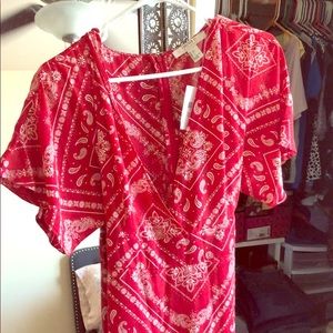 Floor length Wrap Dress